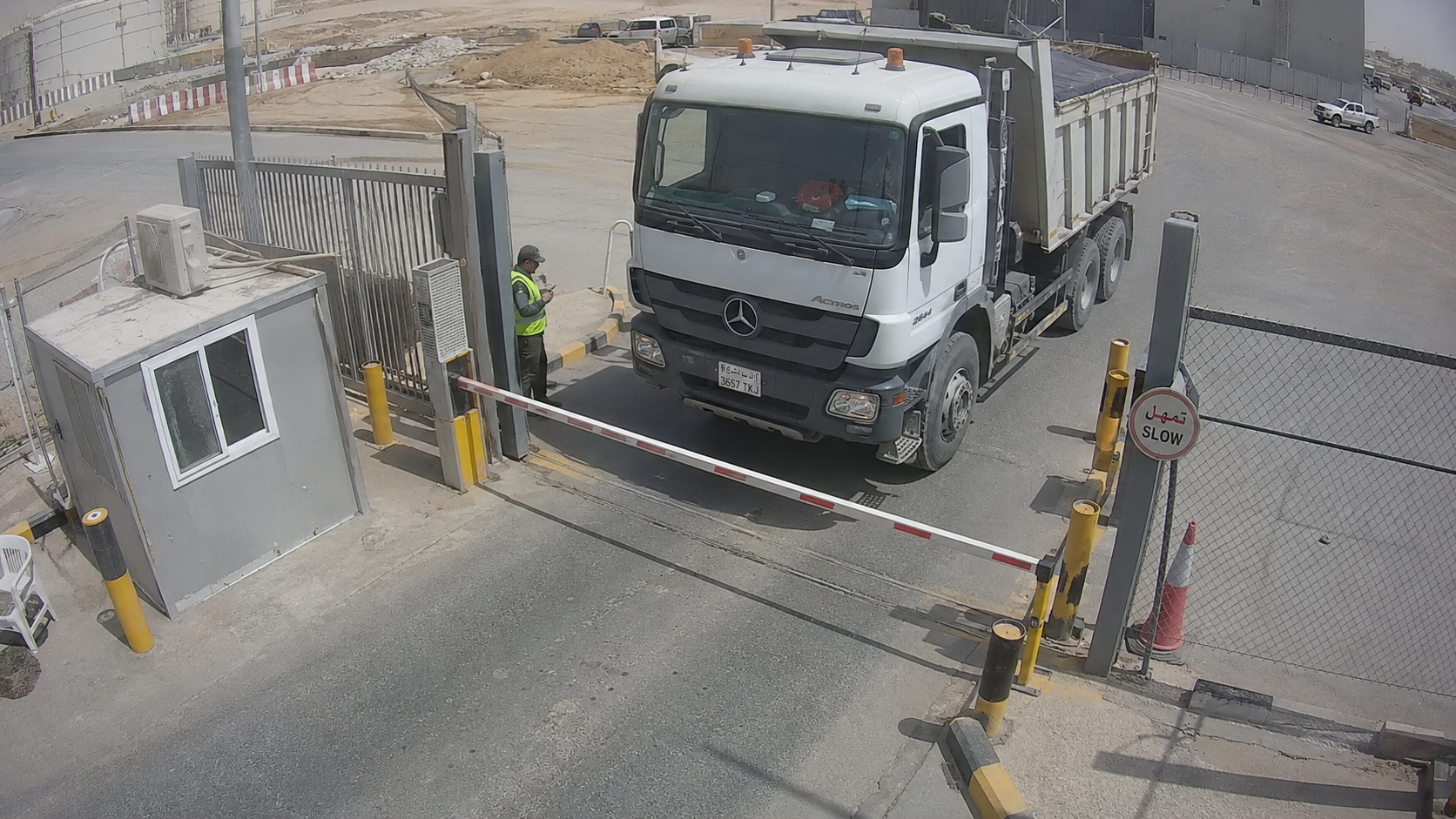 A clearer vehicle record at the site gate